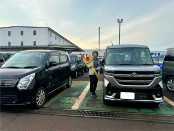 Ｔ様　スペーシアカスタムご納車おめでとうございます！